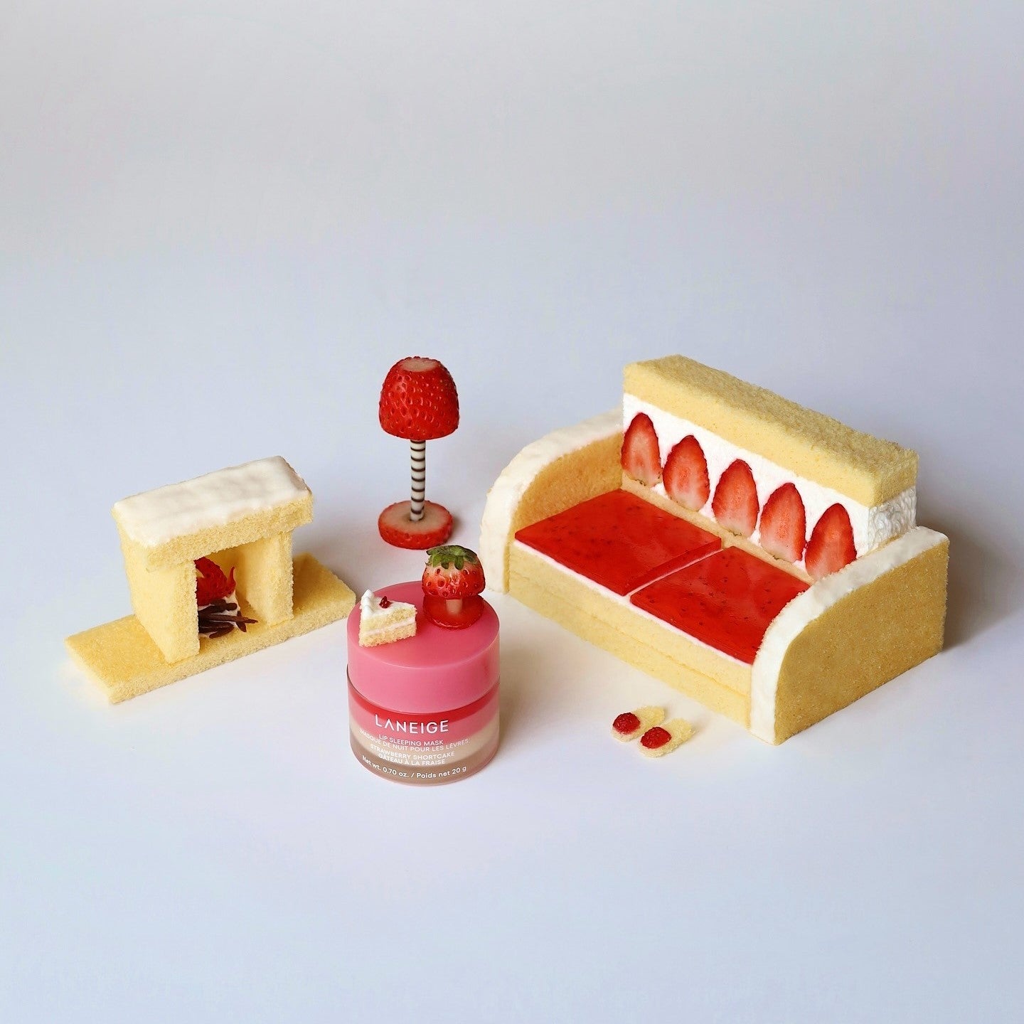 Mặt Nạ Môi Laneige Lip Sleeping Mask #Strawberry Shortcake-Kallos