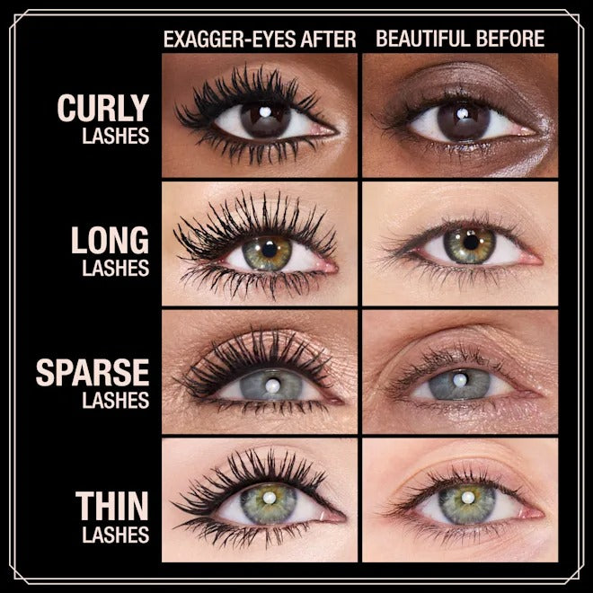 Mascara Charlotte Tilbury Exagger-Eyes Volume #Exagger-Black-Kallos