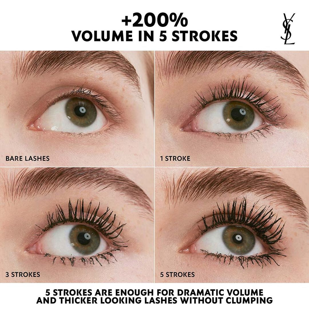 Mascara YSL Lash Clash Waterproof Mascara #Black
