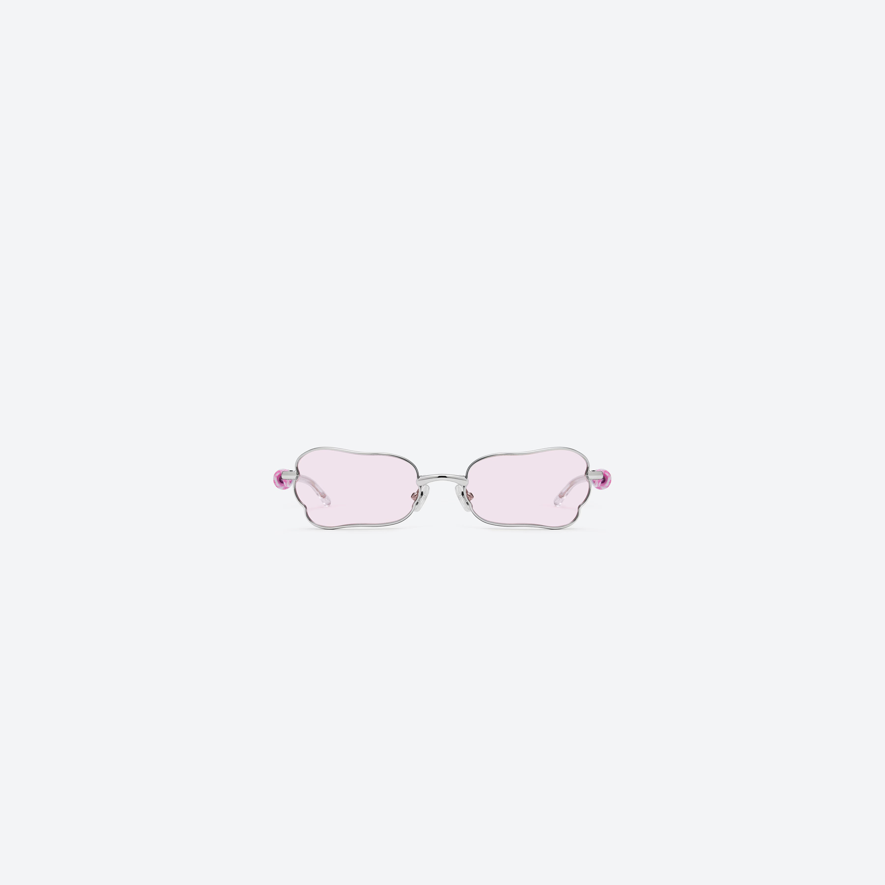 Mắt Kính Gentle Monster Tofi 02 (R) #Silver / Pink