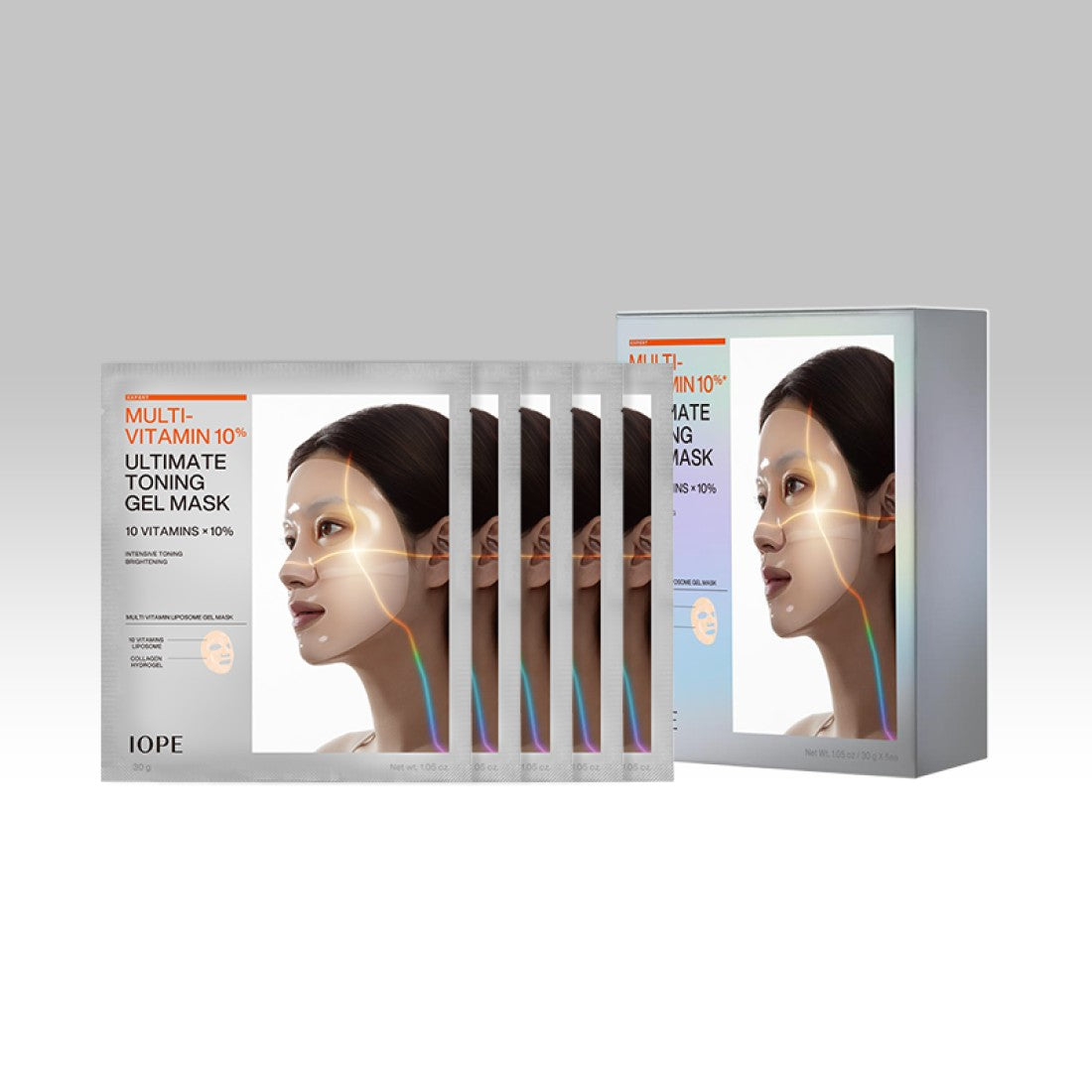 Mặt Nạ IOPE Multivitamin 10% Ultimate Toning Gel Mask-Kallos