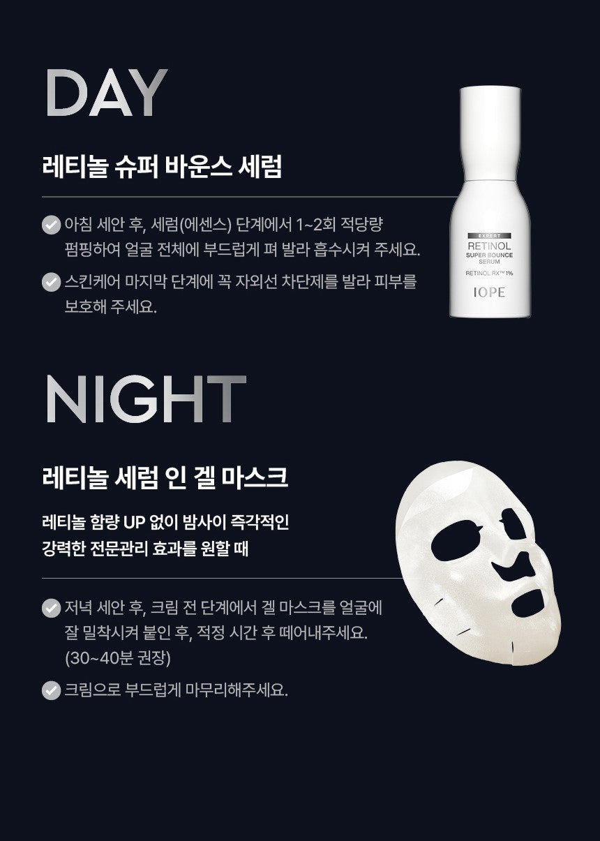 Mặt Nạ IOPE Retinol Serum In Gel Mask