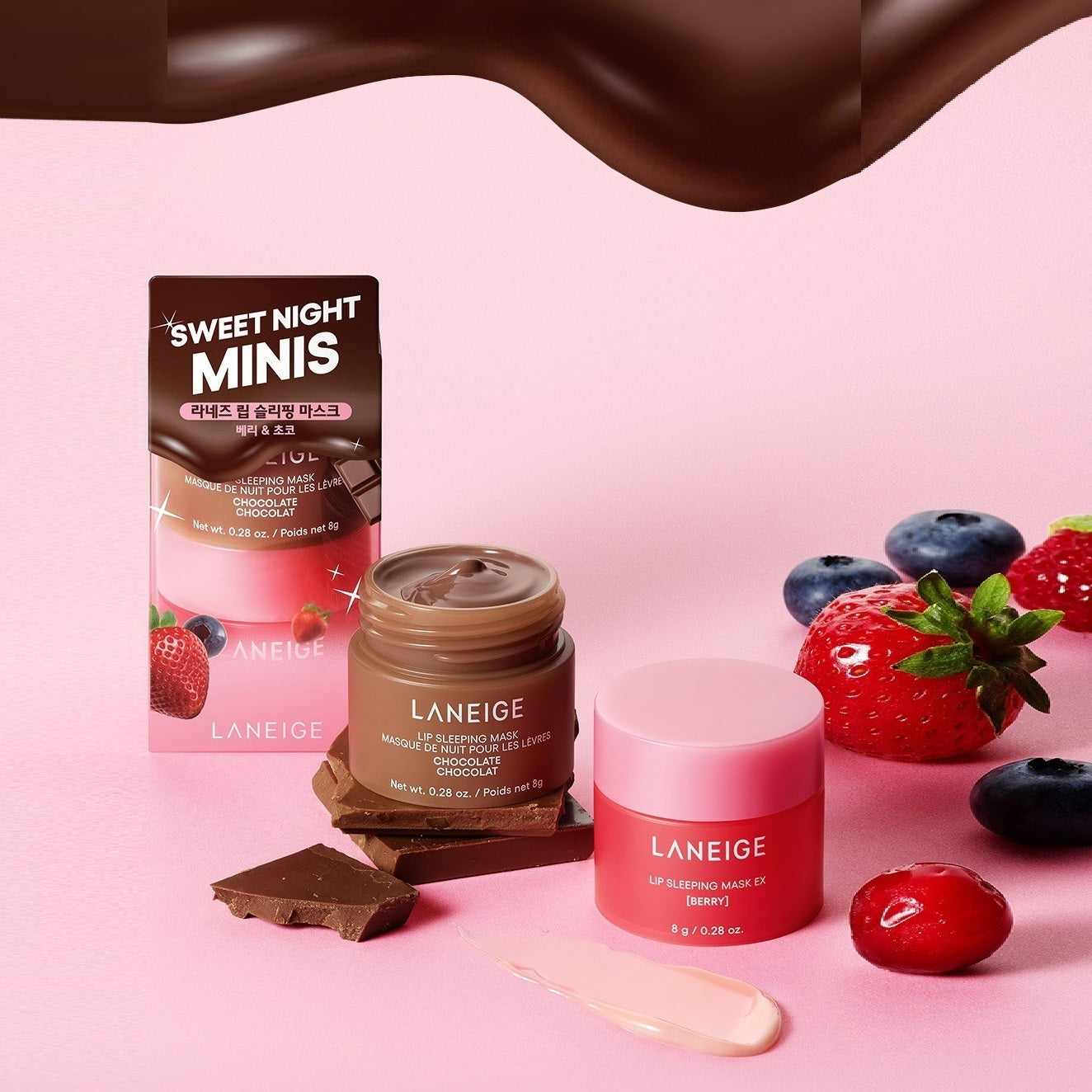 Mặt Nạ Môi Laneige Lip Sleeping Mask #Chocolate & Berry-Kallos