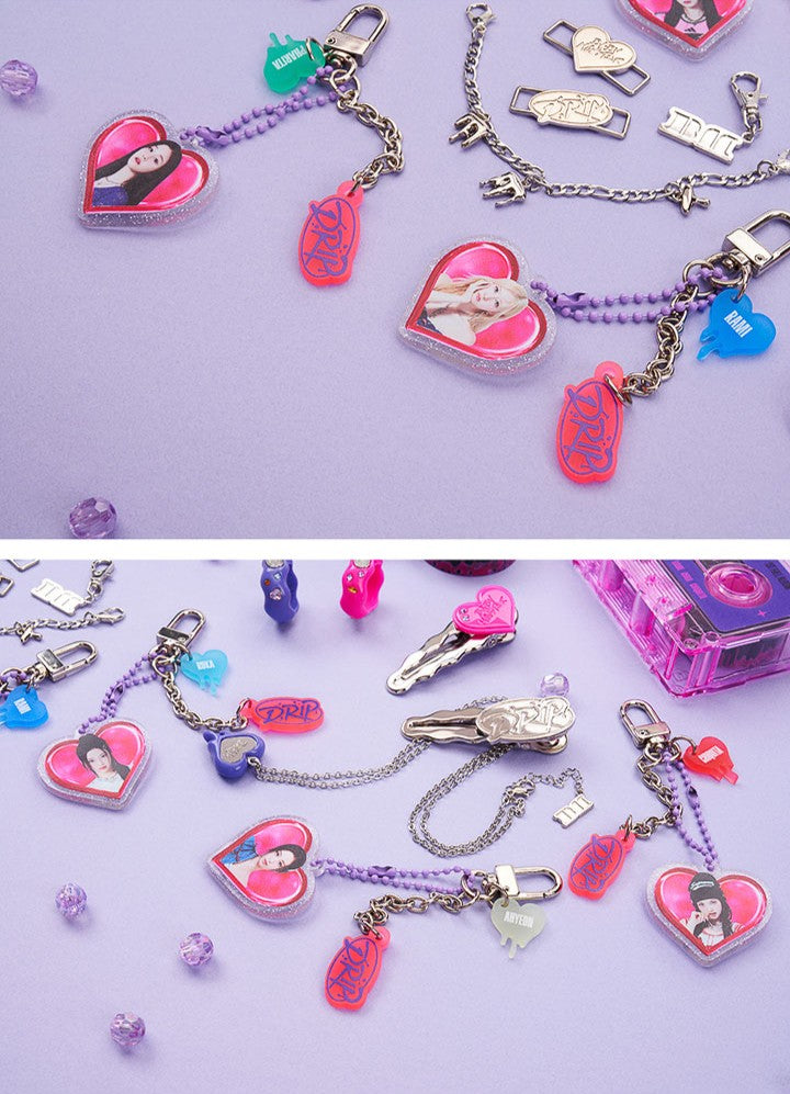 Móc Khoá BABYMONSTER Glitter Acrylic Keyring - Kallos Vietnam