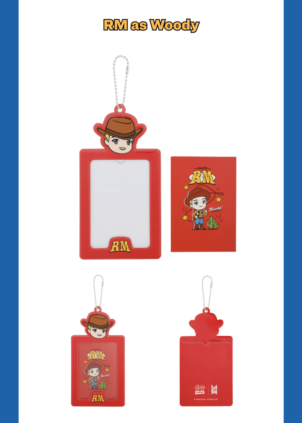 Móc Khoá BTS Mini Photo Card Holder Keyring - Kallos Vietnam