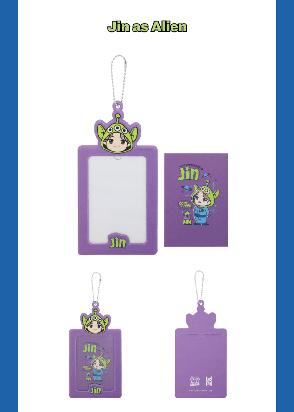 Móc Khoá BTS Mini Photo Card Holder Keyring - Kallos Vietnam