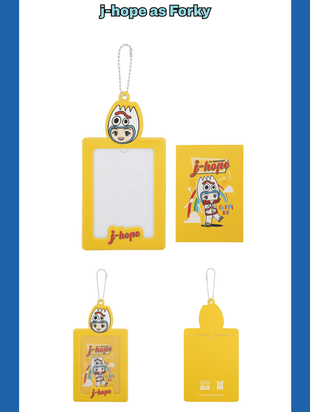 Móc Khoá BTS Mini Photo Card Holder Keyring - Kallos Vietnam