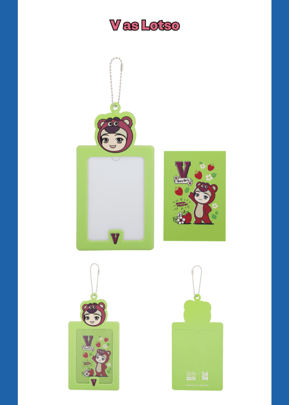 Móc Khoá BTS Mini Photo Card Holder Keyring - Kallos Vietnam
