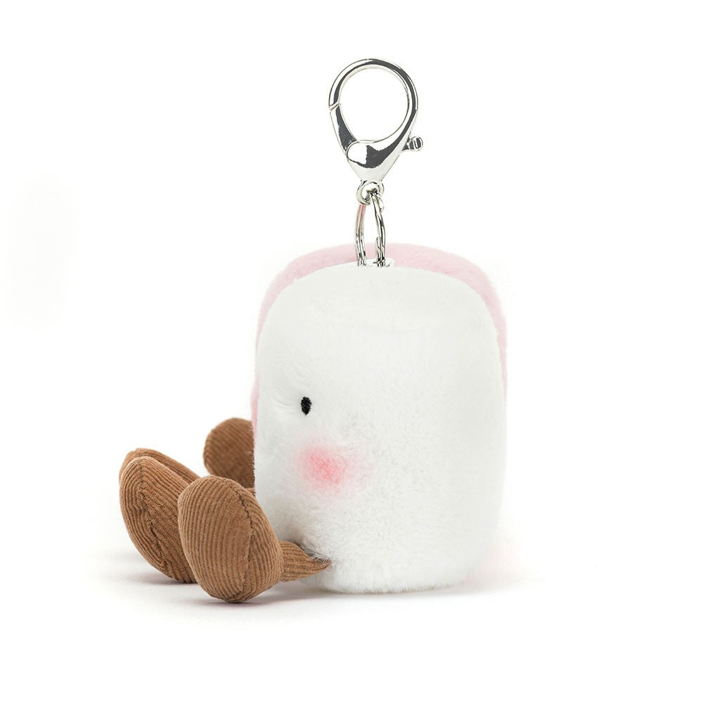 Móc Khoá Kẹo Bông JELLYCAT Amuseables Pair Of Marshmallows Bag Charm