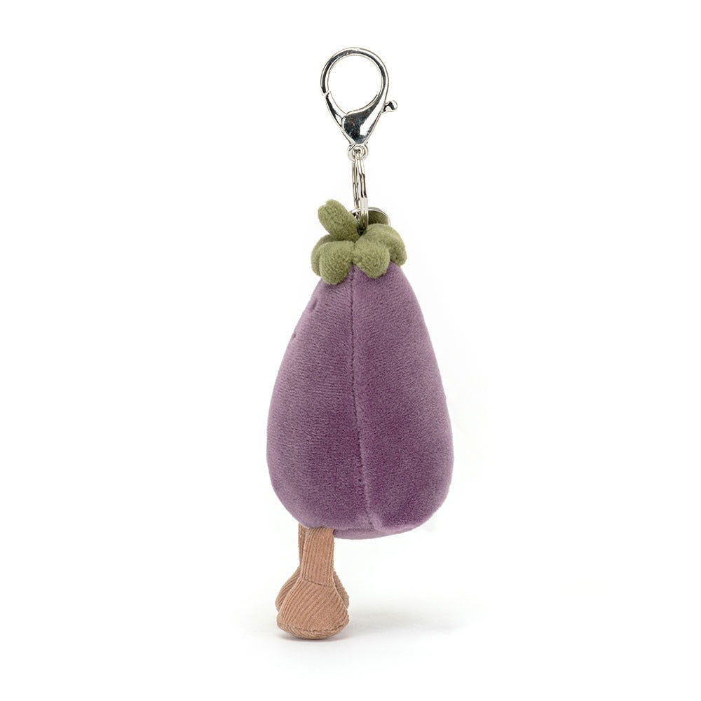 Móc Khoá Thú Bông JELLYCAT Amuseables Aubergine Bag Charm-Kallos