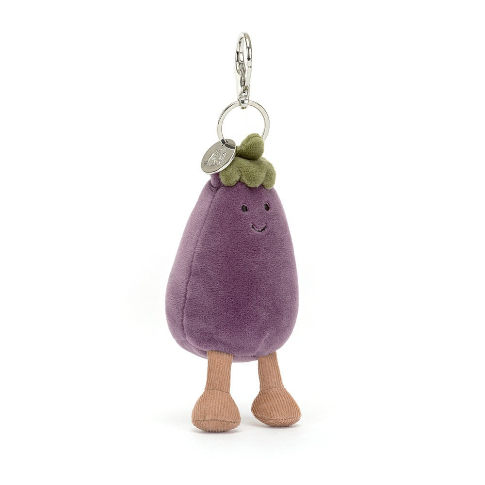 Móc Khoá Thú Bông JELLYCAT Amuseables Aubergine Bag Charm