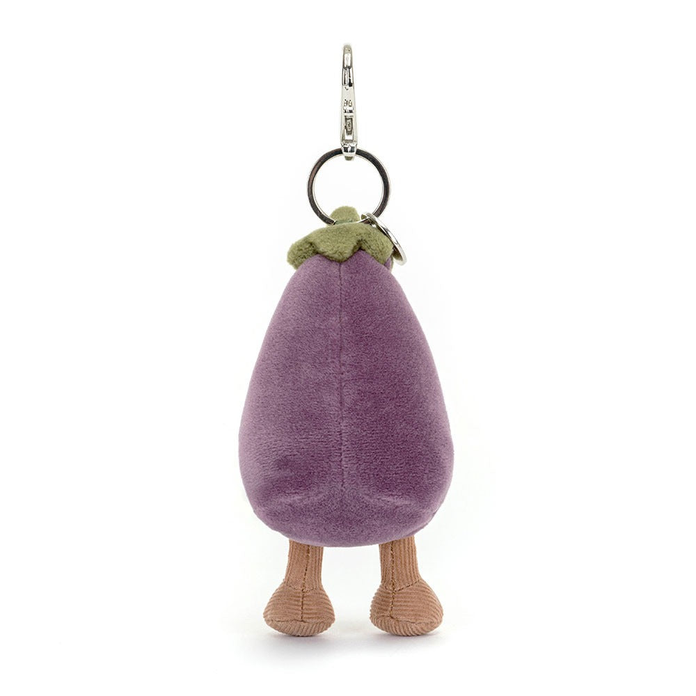 Móc Khoá Thú Bông JELLYCAT Amuseables Aubergine Bag Charm-Kallos