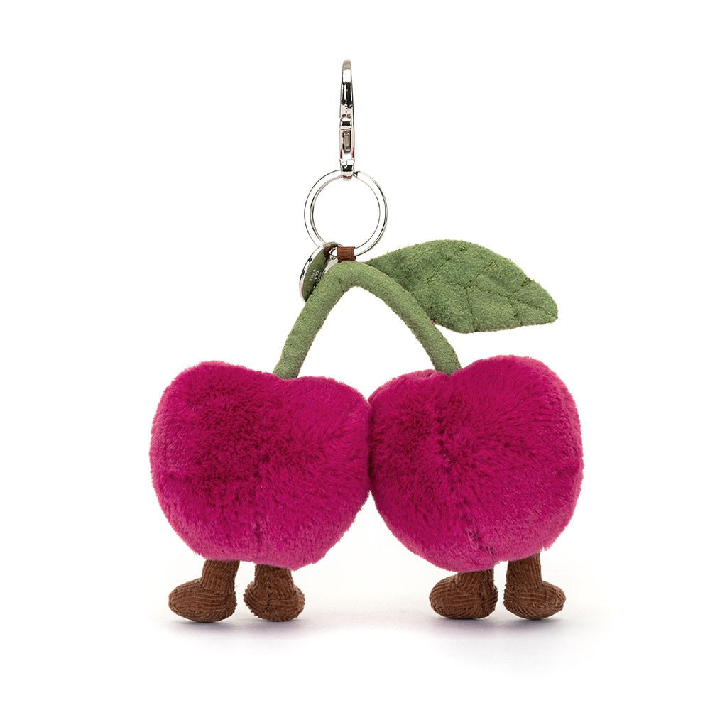 Móc Khoá Thú Bông JELLYCAT Amuseables Cherries Bag Charm-Kallos
