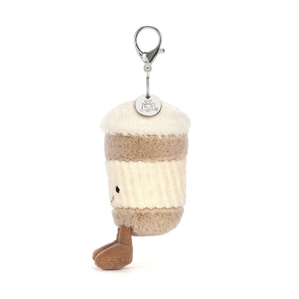 Móc Khoá Thú Bông JELLYCAT Amuseables Coffee-to-Go Bag Charm