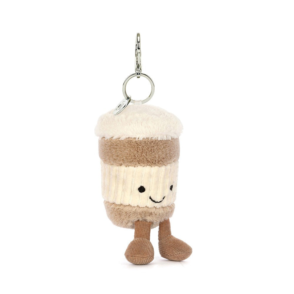 Móc Khoá Thú Bông JELLYCAT Amuseables Coffee-to-Go Bag Charm