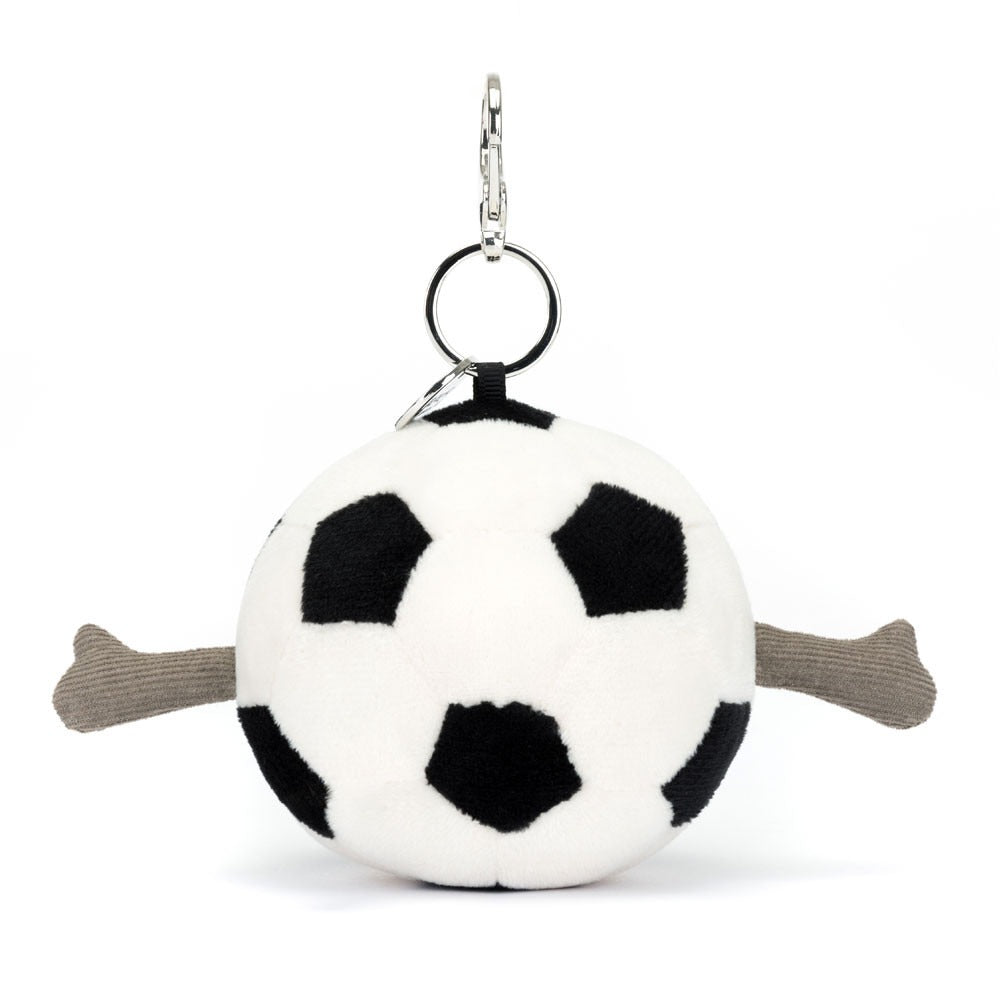 Móc Khoá Thú Bông JELLYCAT Amuseables Sports Football Bag Charm