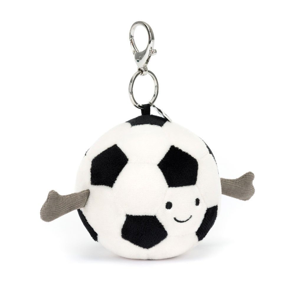 Móc Khoá Thú Bông JELLYCAT Amuseables Sports Football Bag Charm
