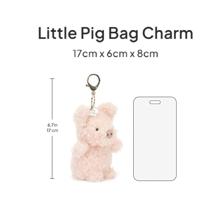 Móc Khoá Thú Bông JELLYCAT Little Pig Bag Charm-Kallos