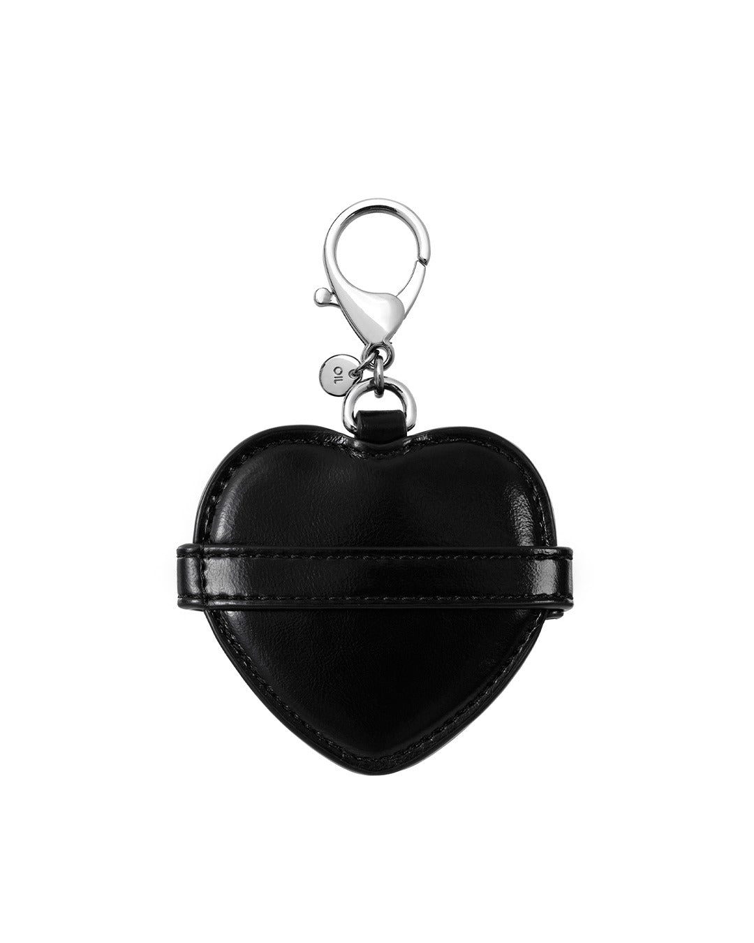 Móc Khoá Túi Xách Stand Oil Belted Mirror Keyring #Black