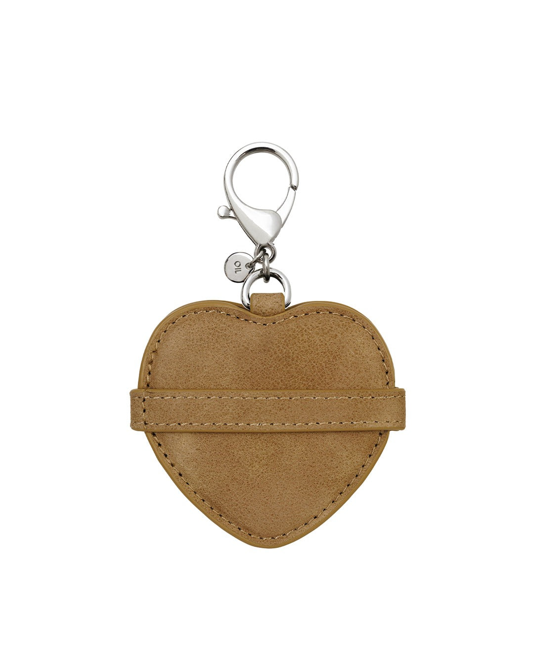 Móc Khoá Túi Xách Stand Oil Belted Mirror Keyring #Camel