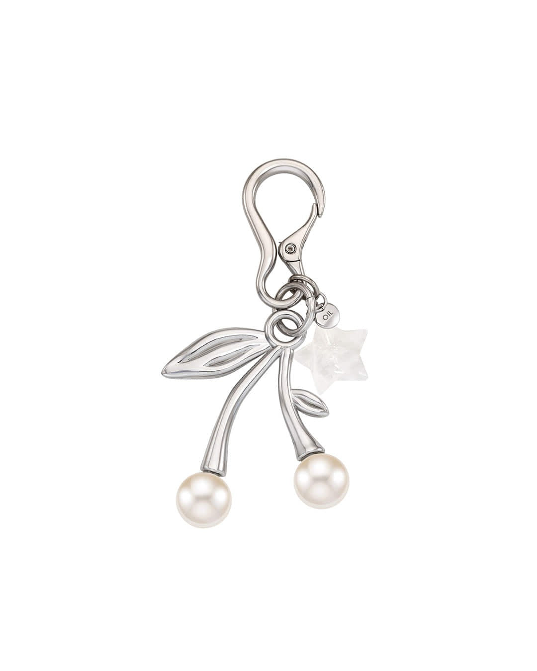 Móc Khoá Túi Xách Stand Oil Cherry Pearl Keyring #Silver