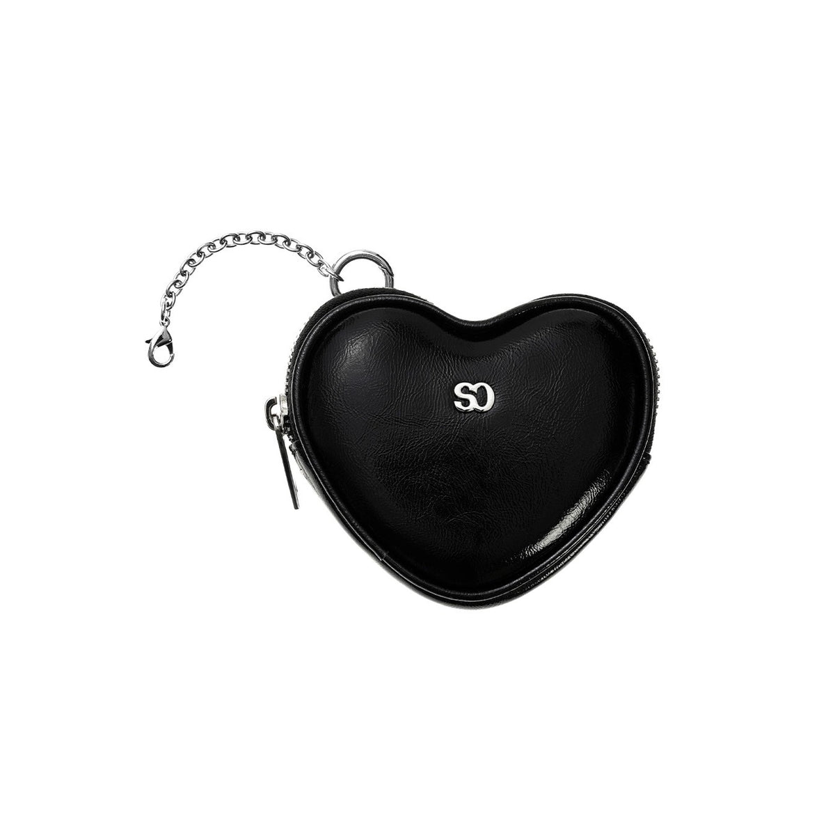 Móc Khoá Túi Xách Stand Oil Heart Pods Keyring #Black