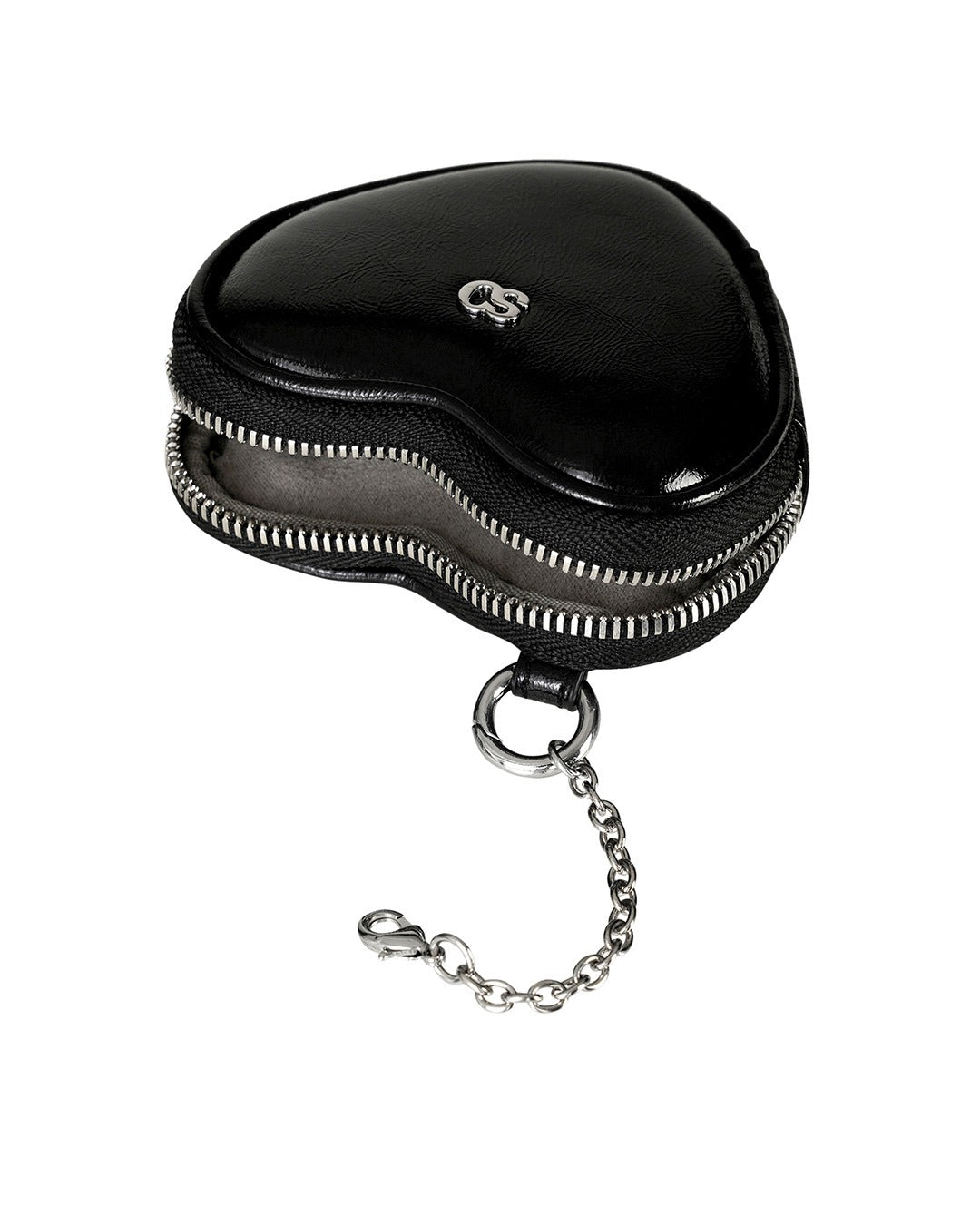 Móc Khoá Túi Xách Stand Oil Heart Pods Keyring #Black