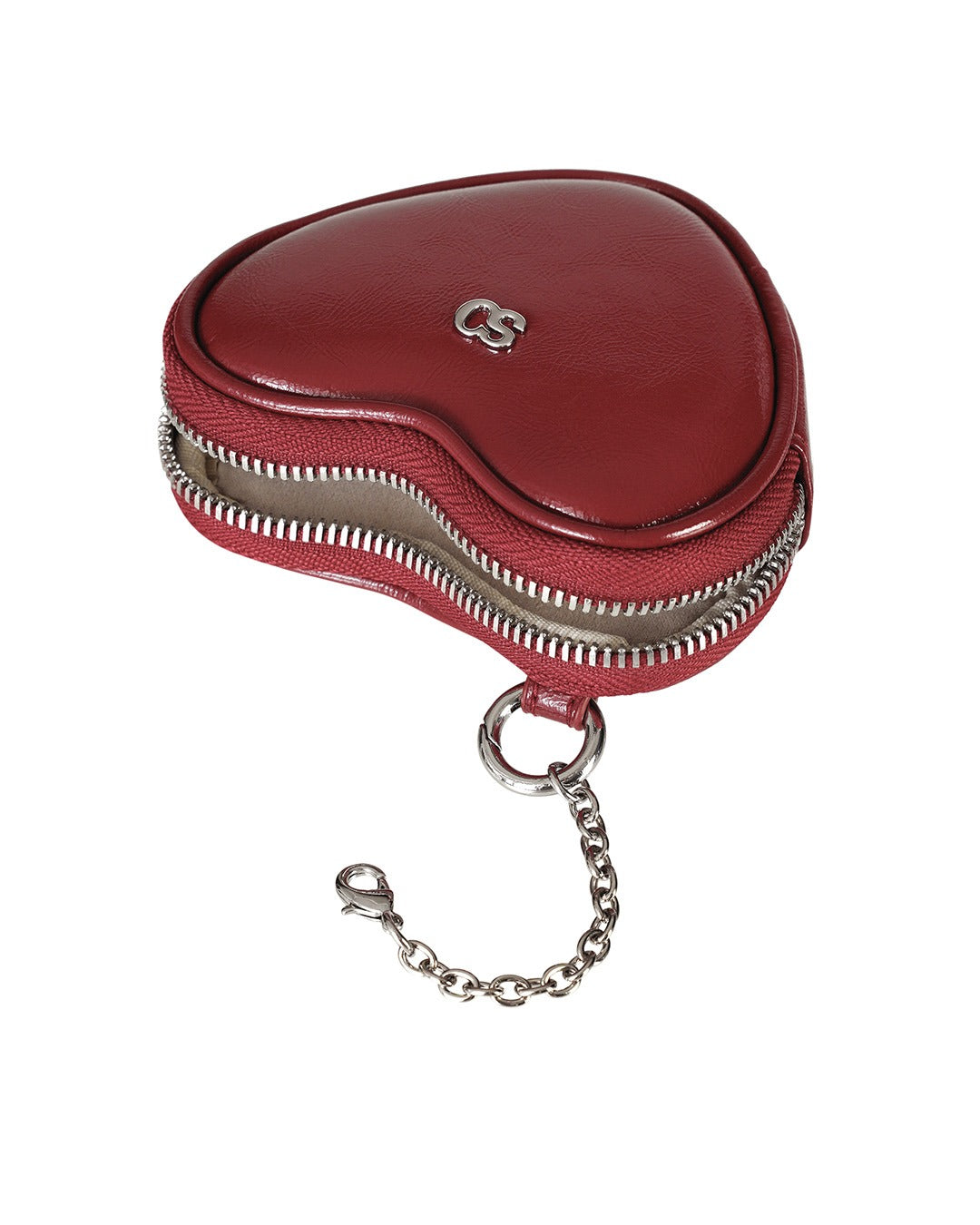 Móc Khoá Túi Xách Stand Oil Heart Pods Keyring #Red Wine