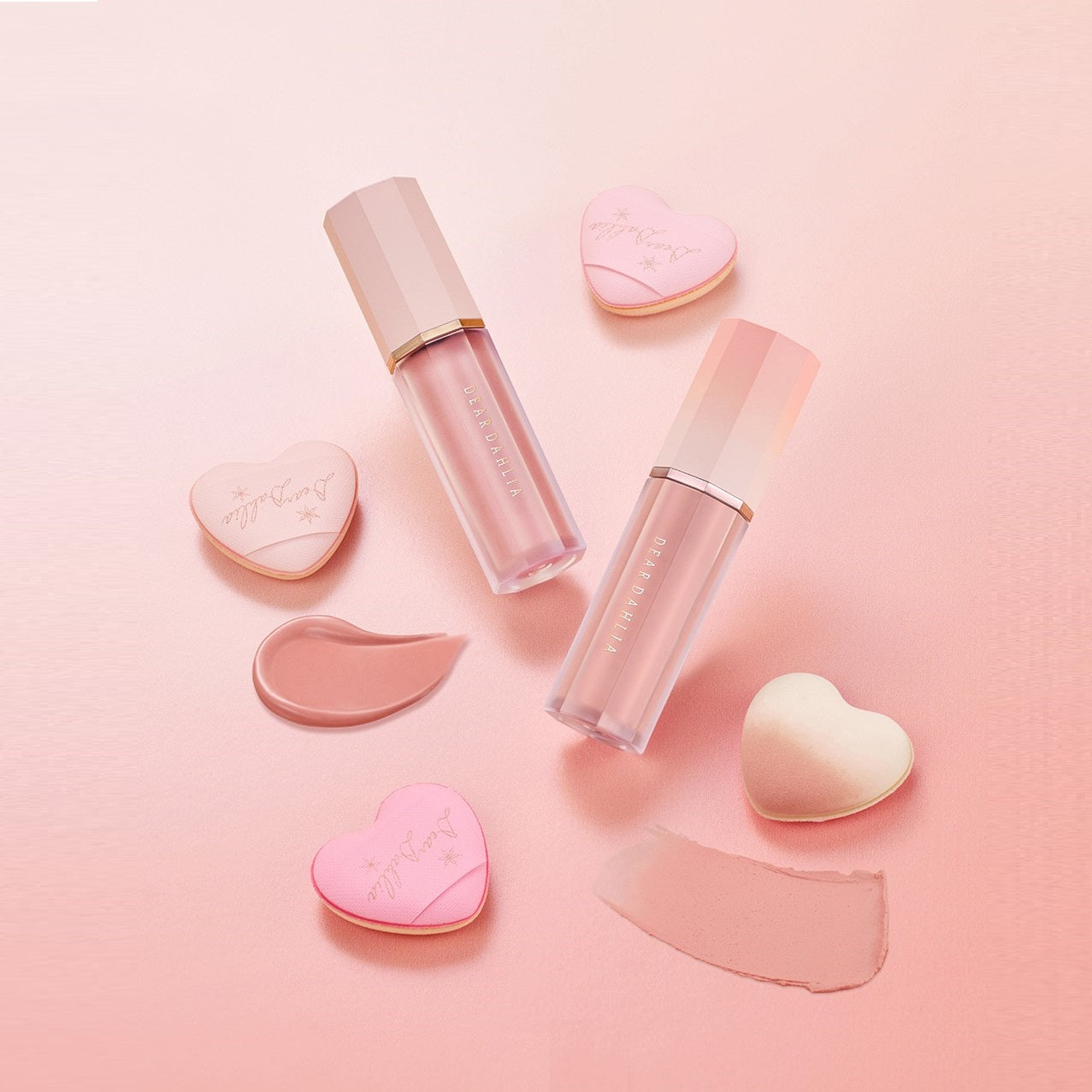 Mút Trang Điểm DEAR DAHLIA Mini Heart Puff-Kallos