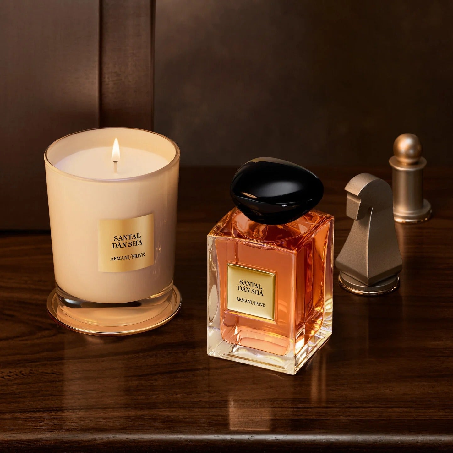 Nến Thơm ARMANI Privé Santal Dān Shā Scented Candle-Kallos