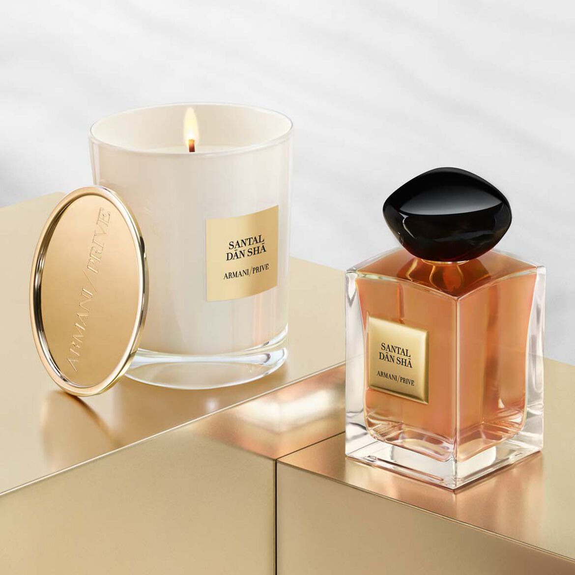 Nến Thơm ARMANI Privé Santal Dān Shā Scented Candle-Kallos