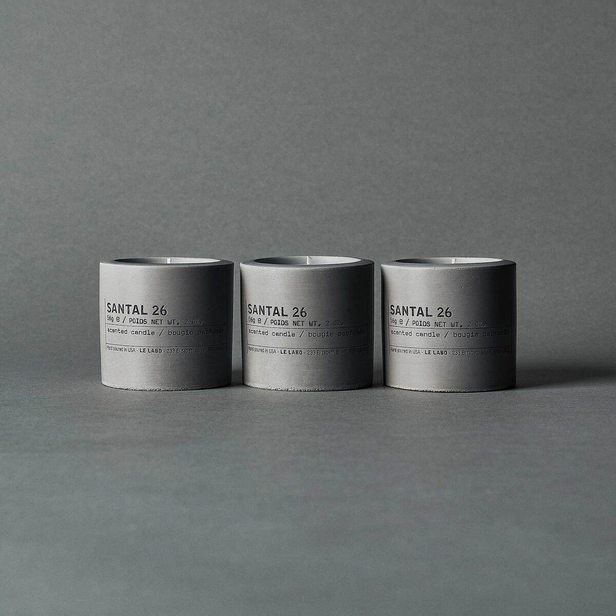 Nến Thơm LE LABO Santal 26 Concrete Votives