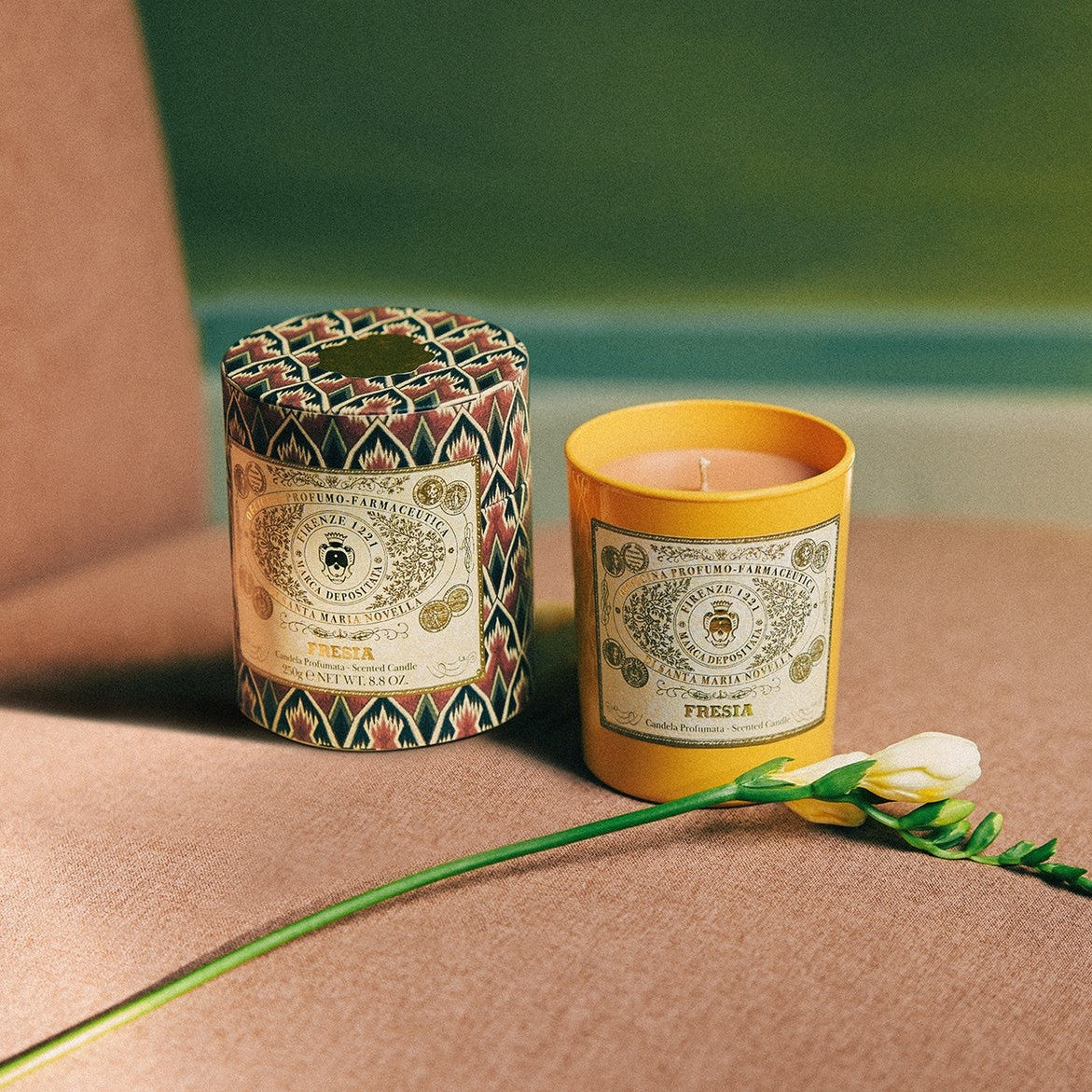 Nến Thơm Santa Maria Novella Fresia Scented Candle-Kallos