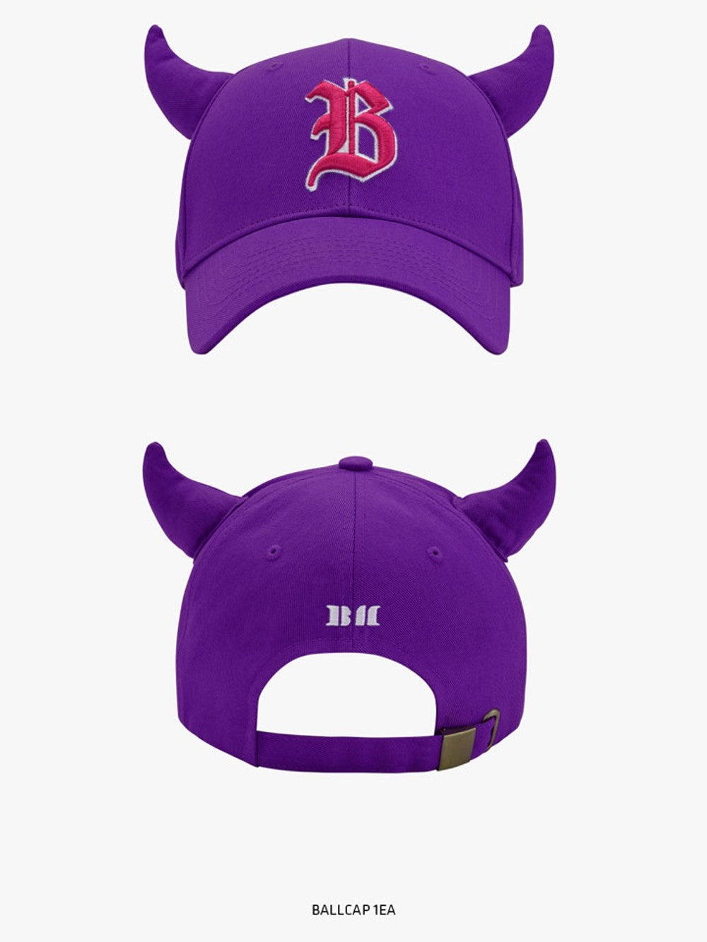 Nón BABYMONSTER Horn Ballcap #Purple