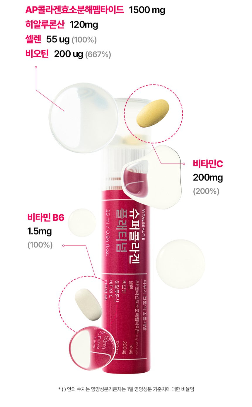 Nước Collagen VITAL BEAUTIE Super Collagen Platinum - Kallos Vietnam