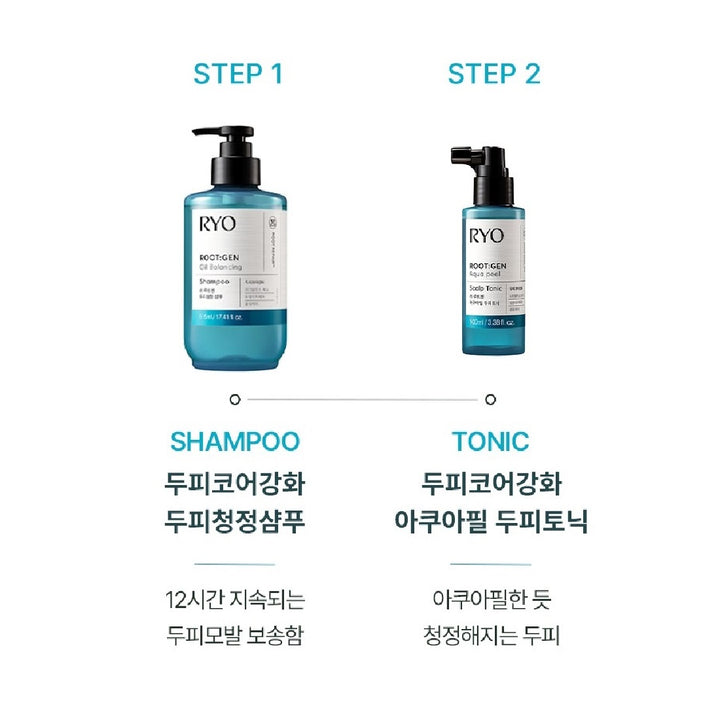 Nước Dưỡng Da Đầu RYO Root:Gen Aqua Peel Scalp Tonic-Kallos