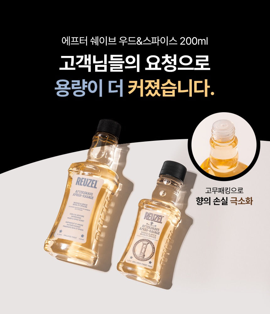 Nước Dưỡng Sau Cạo Râu REUZEL Wood & Spice Aftershave
