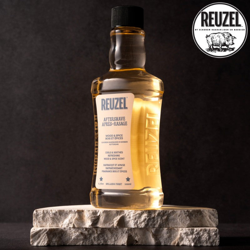 Nước Dưỡng Sau Cạo Râu REUZEL Wood & Spice Aftershave