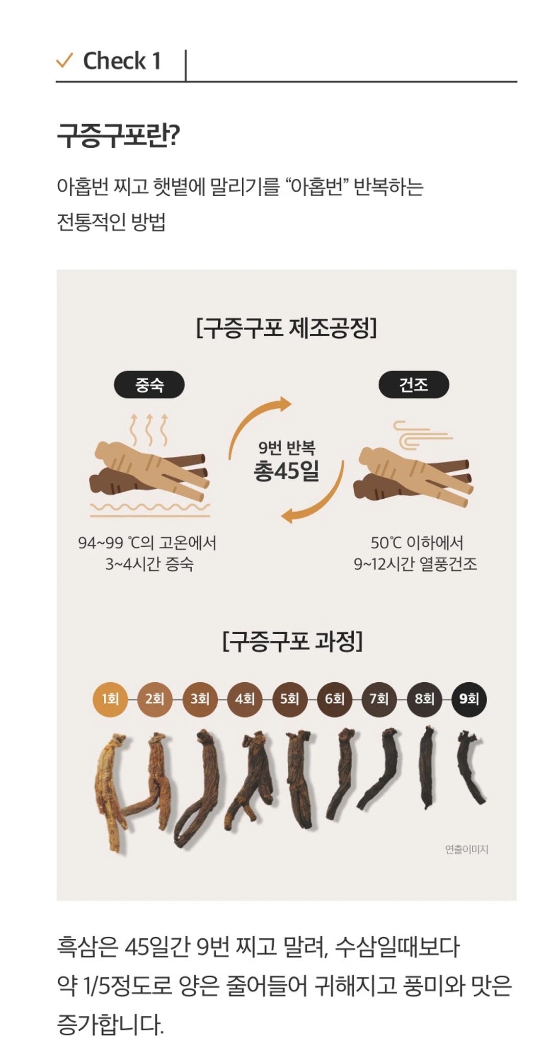 Nước Hắc Sâm Nhung Hươu CJ Hanppuri Black Ginseng Cheonbo Stick