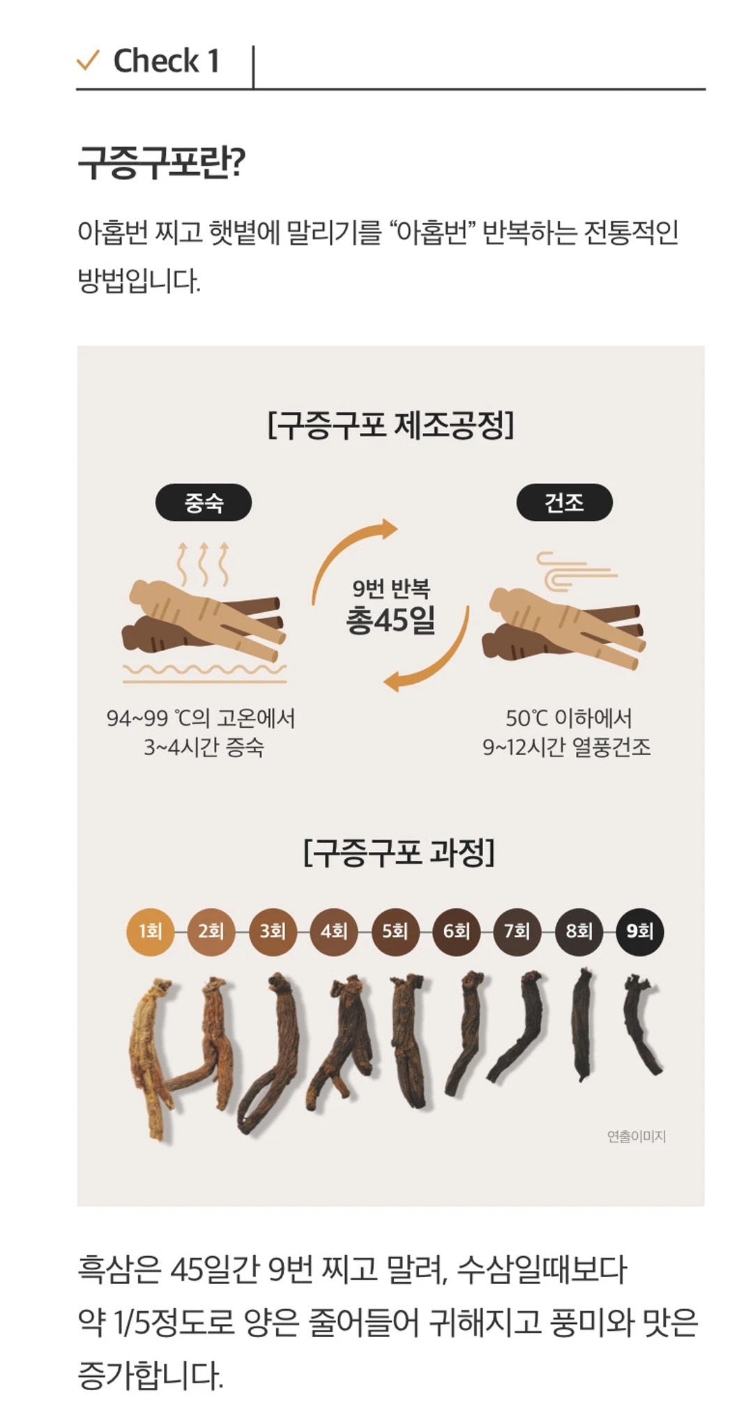 Nước Hắc Sâm Nhung Hươu CJ One Root Black Ginseng Cheonbojeong