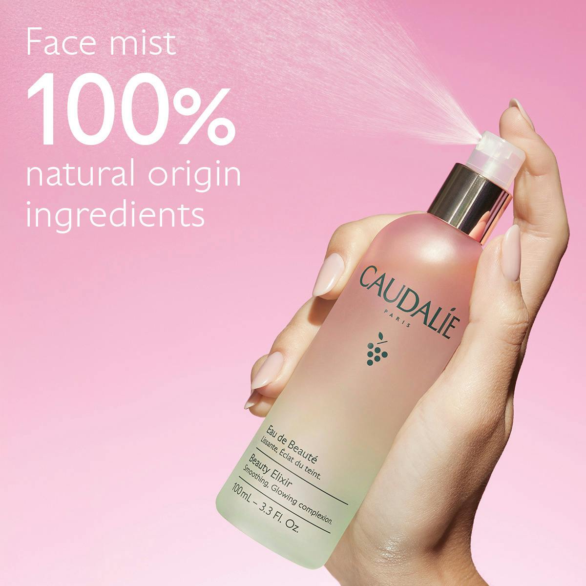 Nước Hoa Hồng Caudalie Beauty Elixir Prep, Set, Glow Face Mist #30 mL