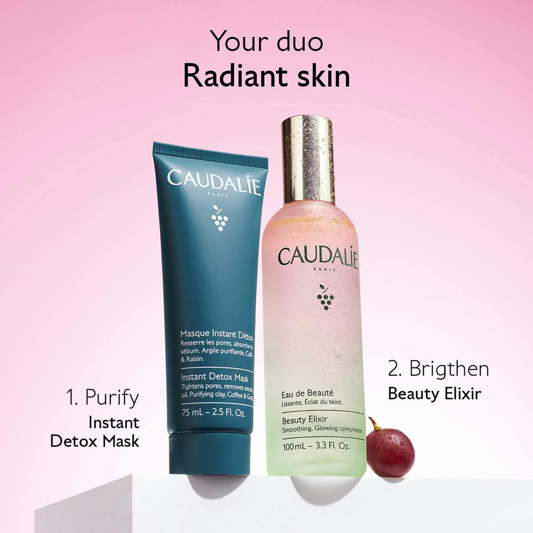 Nước Hoa Hồng Caudalie Beauty Elixir Prep, Set, Glow Face Mist #30 mL