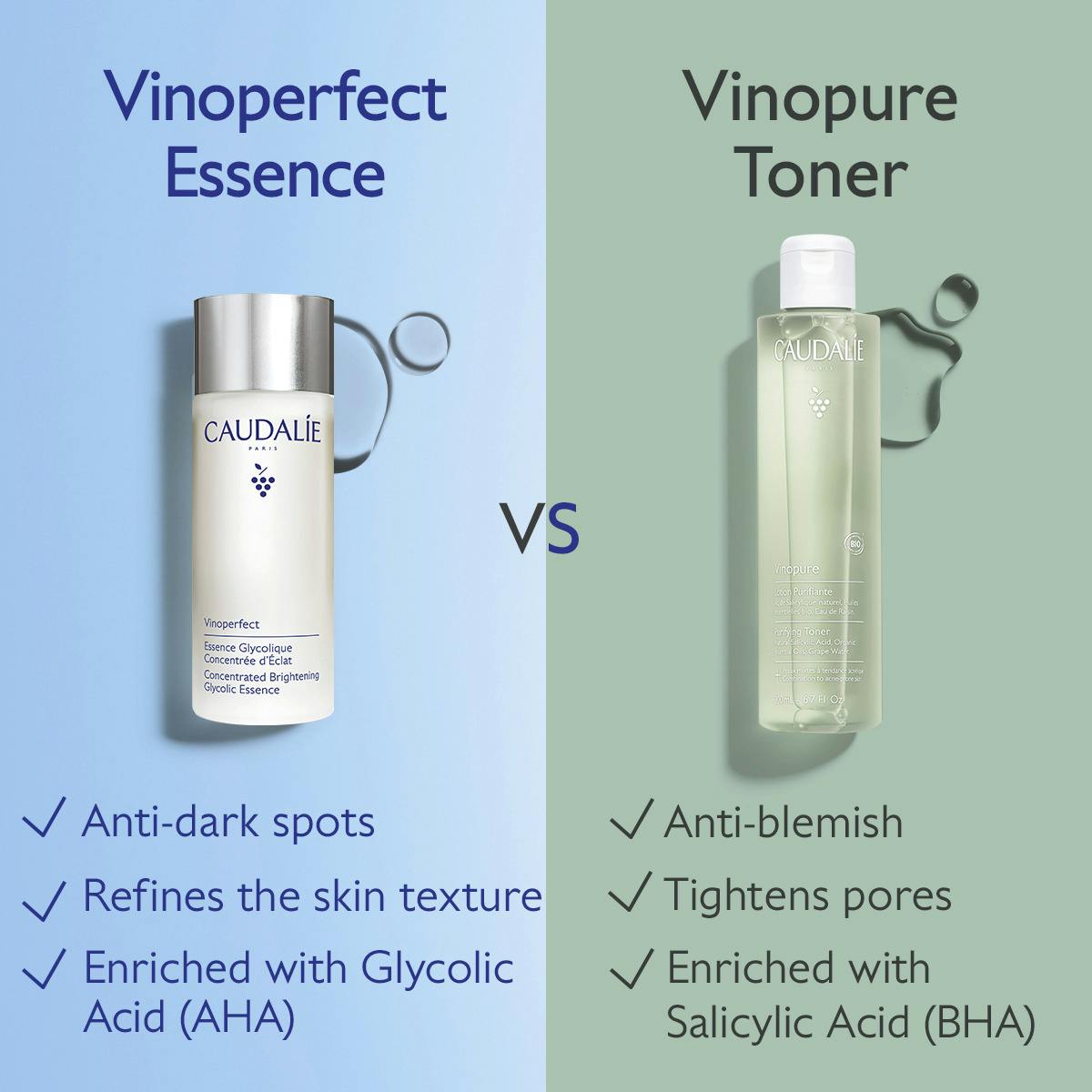 Nước Hoa Hồng Caudalie Vinoperfect Concentrated Brightening Glycolic Essence