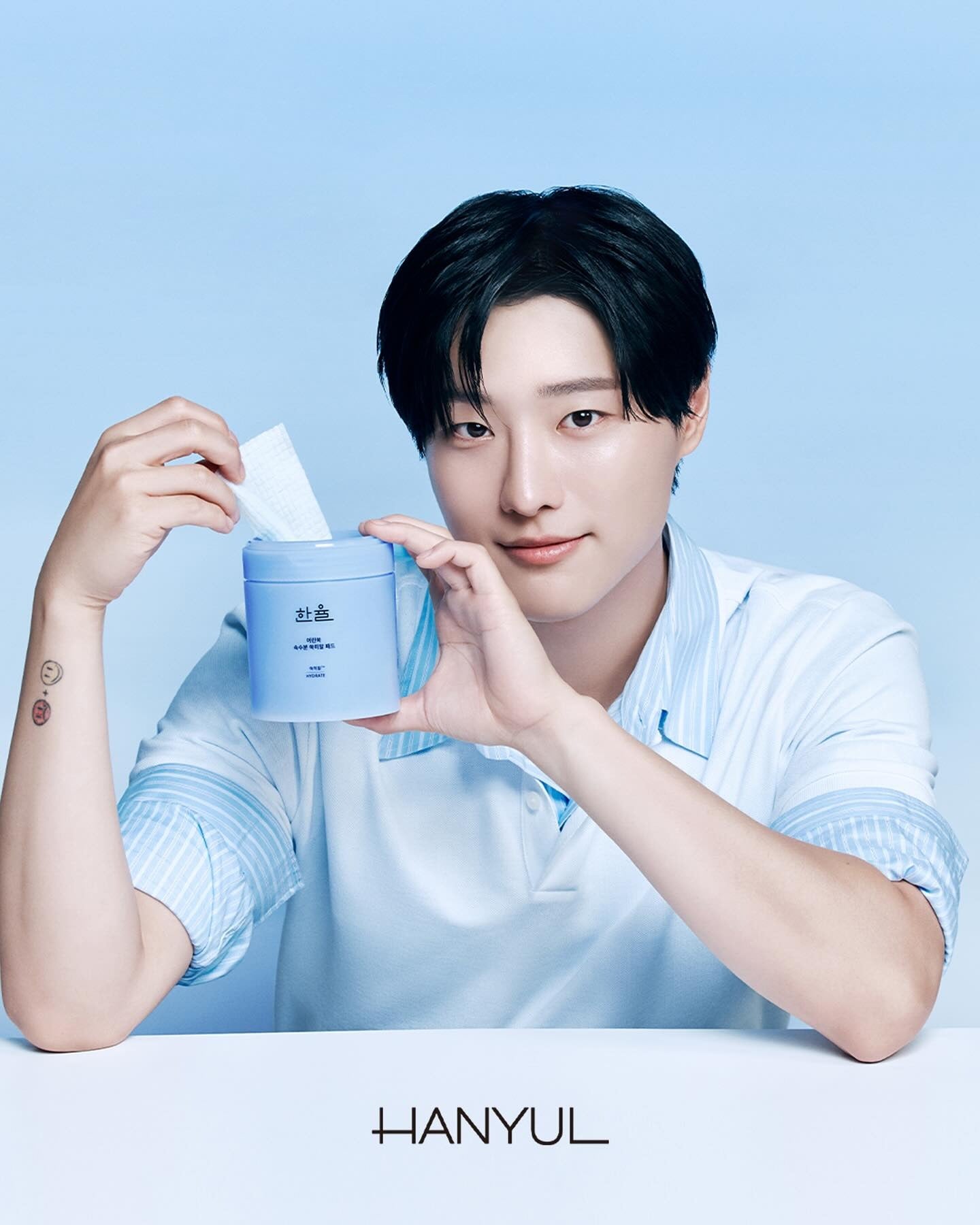 Nước Hoa Hồng HANYUL Artemisia Hydrating Toner Pads-Kallos