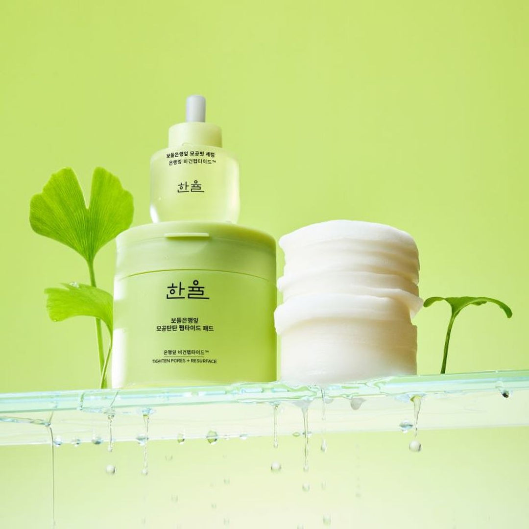 Nước Hoa Hồng HANYUL Ginkgo Leaf Pore Tightening Peptide Pad