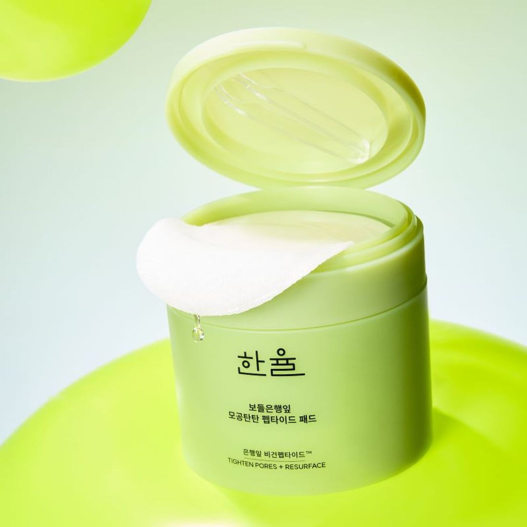 Nước Hoa Hồng HANYUL Ginkgo Leaf Pore Tightening Peptide Pad