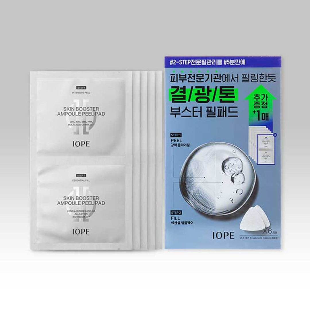Nước Hoa Hồng IOPE Skin Booster Ampoule Peel Pad