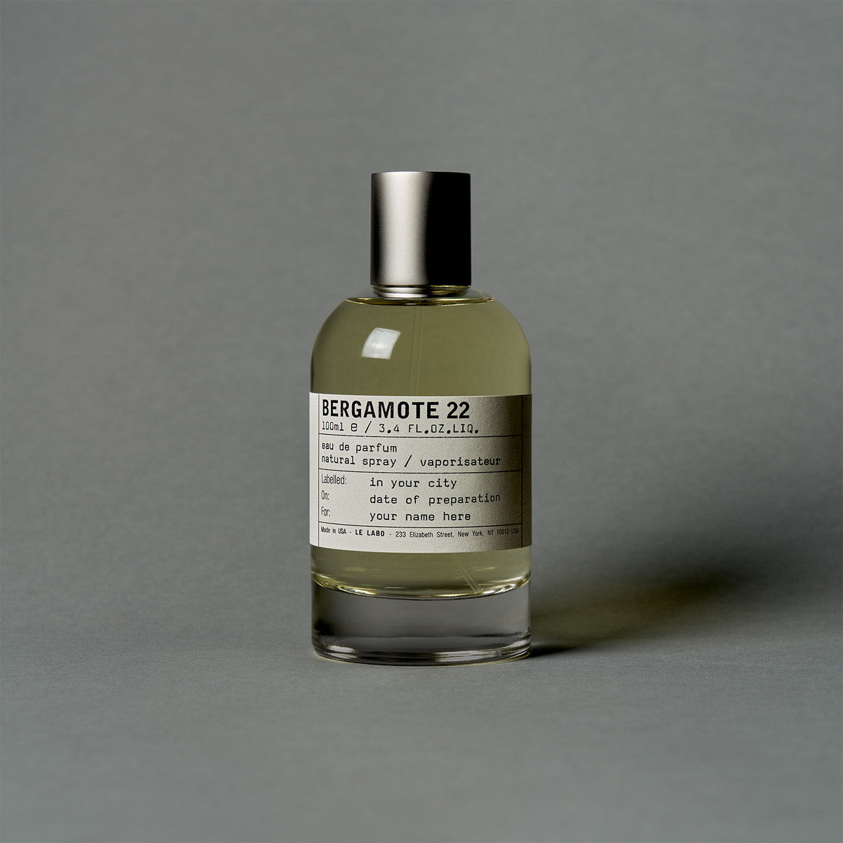 Nước Hoa LE LABO Bergamote 22 - Eau de Parfum #100 mL