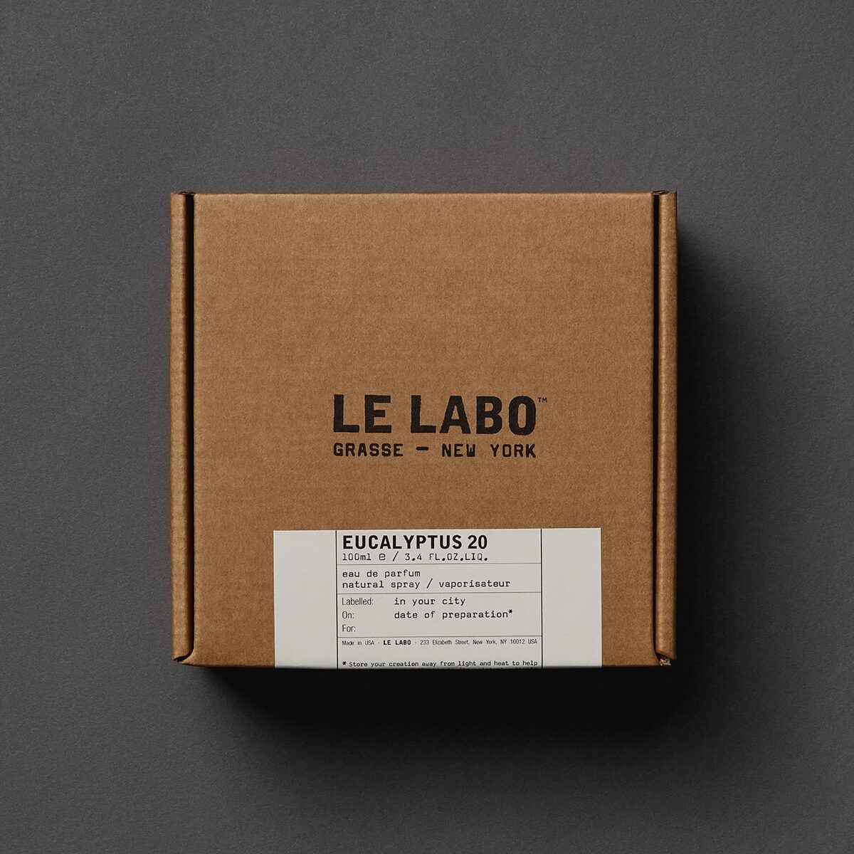 Nước Hoa LE LABO Eucalyptus 20 - Eau de Parfum #100 mL