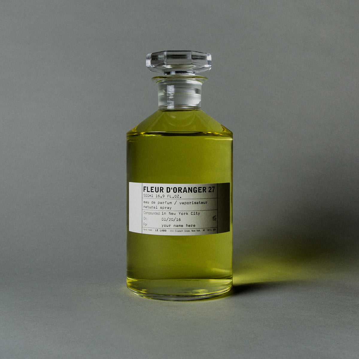 Nước Hoa LE LABO Fleur d'Oranger 27 - Eau de Parfum #500 mL